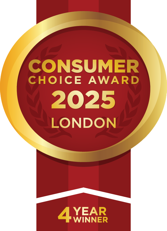 Consumer Choice Award 2025 London - 4 Year Winner!