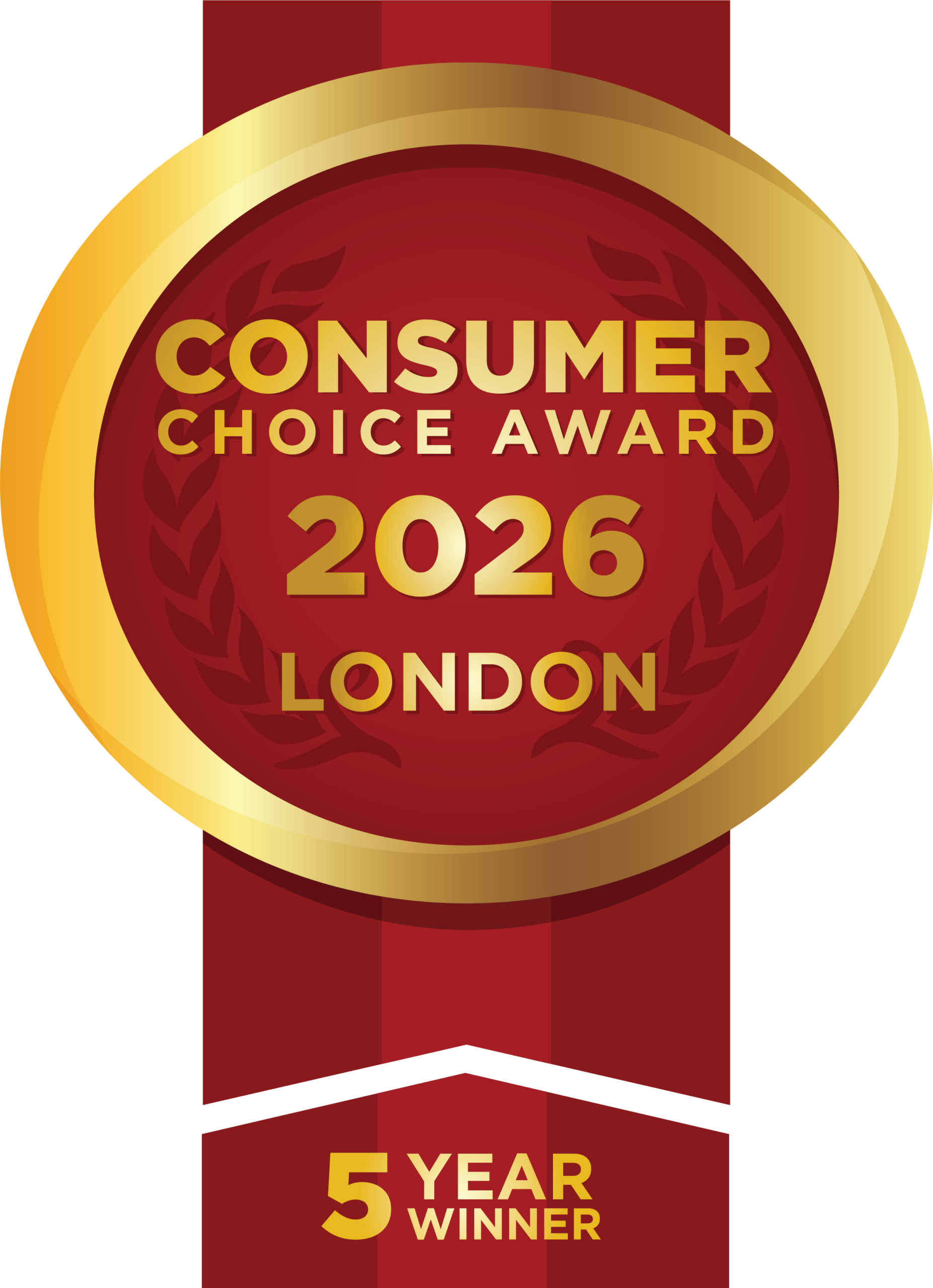 Consumer Choice Award 2026 London - 5 Year Winner!